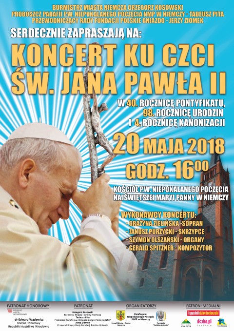 KF plakat koncert jan paweł II